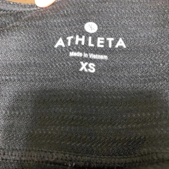 Athleta Black Cropped Leggings Tights Size Women's Size XS - Picture 7 of 9